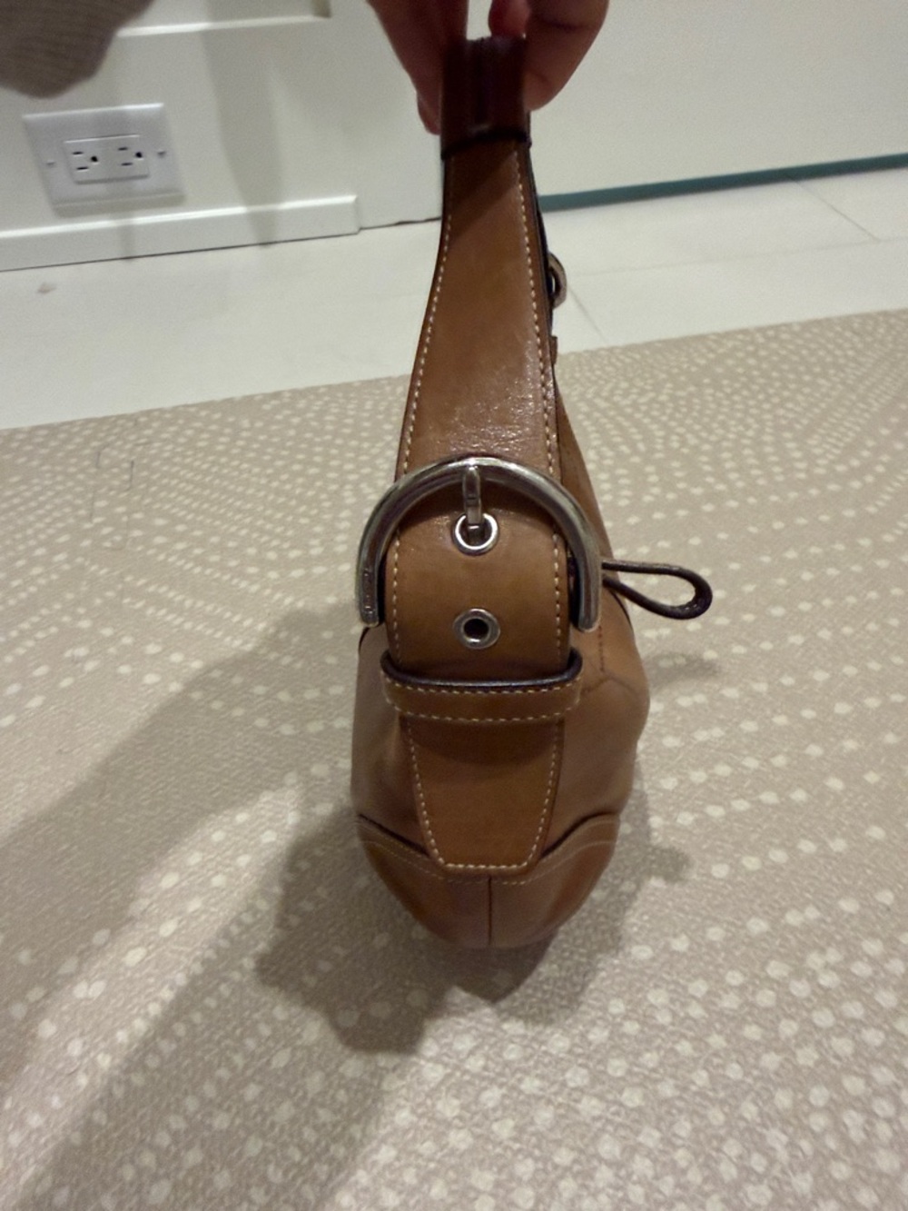 Coach Brown Leather Shoulder Hobo - Picture 4 of 8